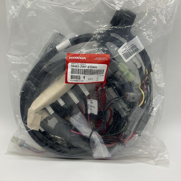 Honda 36452-ZW7-410AH Ignition Key Switch Panel W/ Wire Harness Marine Boat - Picture 1 of 7
